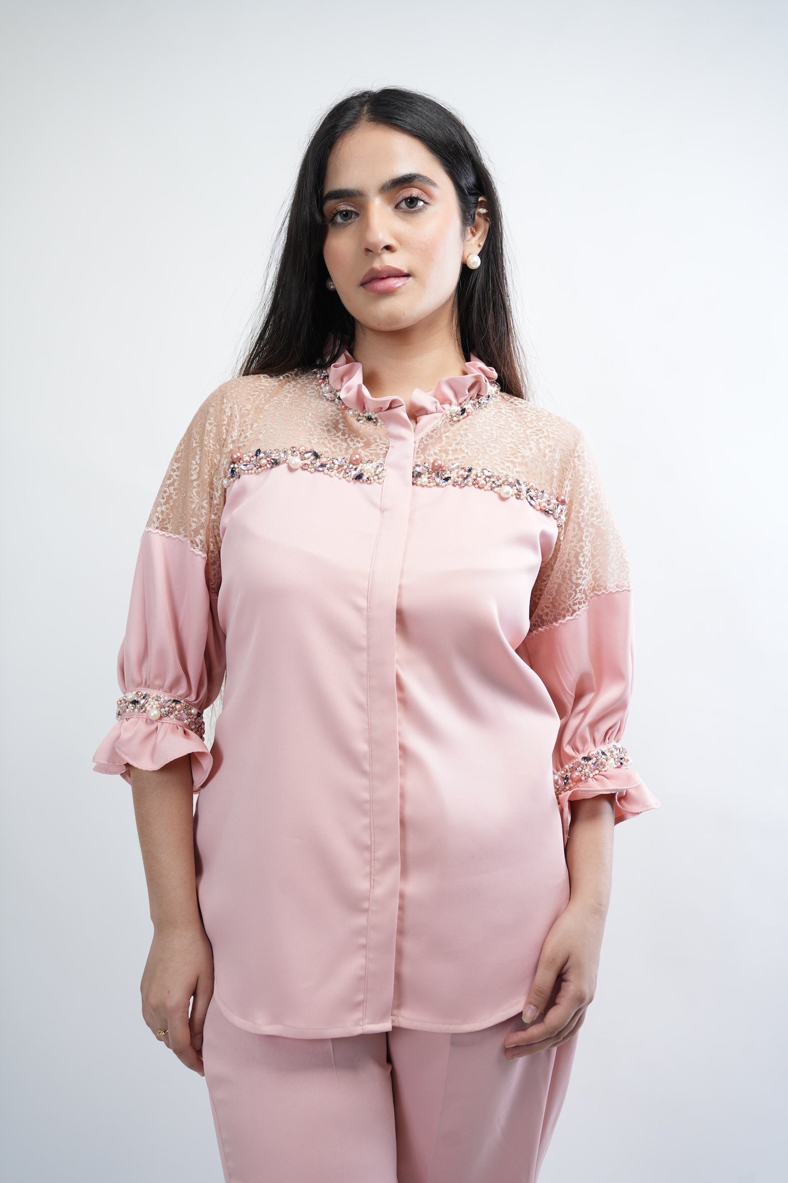 Blush Lace Co-ord Set