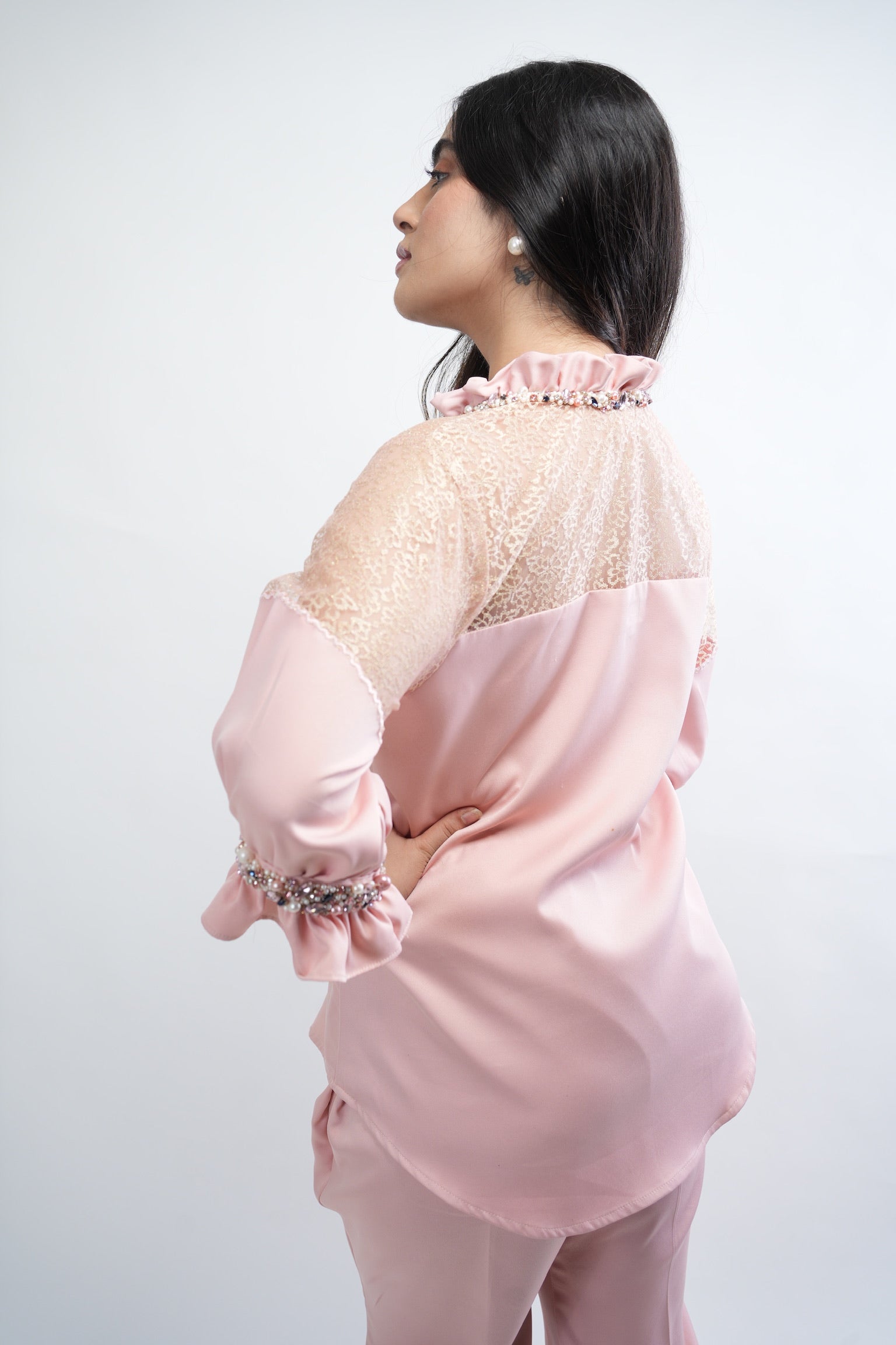 Blush Lace Co-ord Set