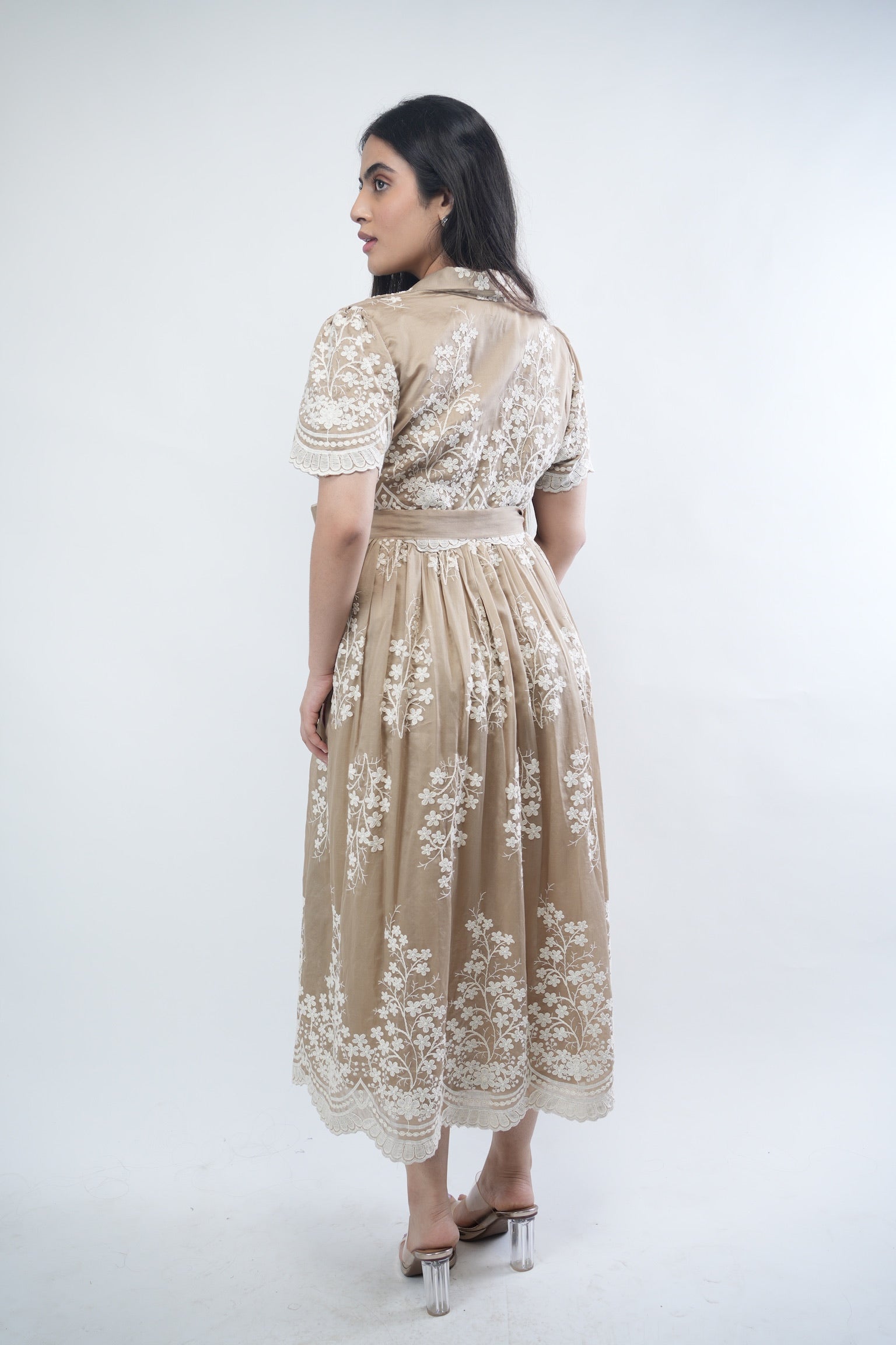 Sand Bloom Dress