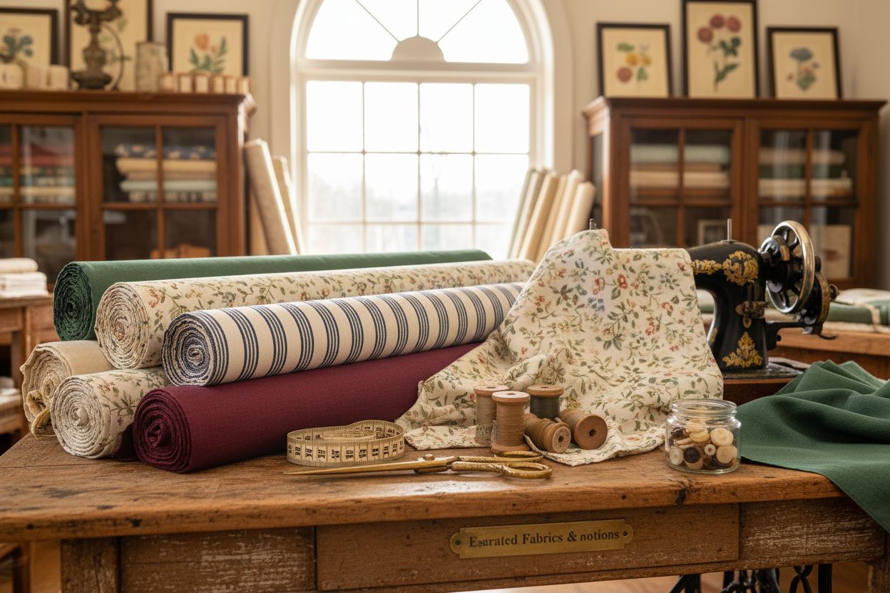 For more than 15 years, we’ve curated fabrics and sewing essentials that blend timeless style with lasting quality.