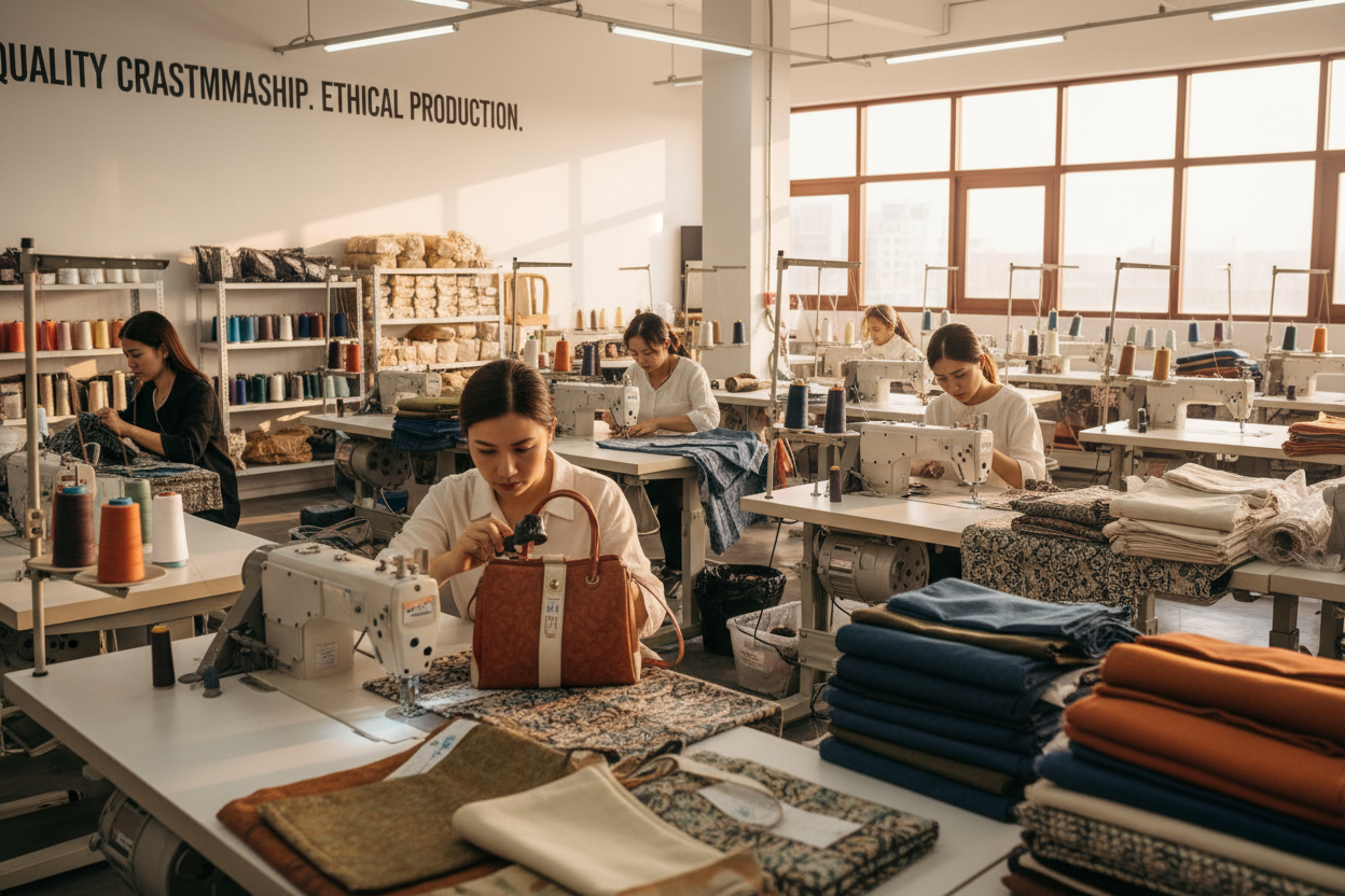 We carefully select the finest factories that craft your favorite sewing essentials, ensuring every product meets the highest standards of quality, ethics, and craftsmanship. Regular visits and audits help us maintain fair practices and lasting relationships.